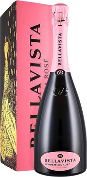 Игристое вино Bellavista Franciacorta Rose Brut gift in box  2019 750 мл