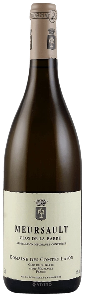 Вино Domaine des Comtes Lafon Meursault Clos de la Barre  2018 750 мл 13,5%