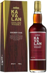 Виски Kavalan  Sherry Oak gift box  700 мл