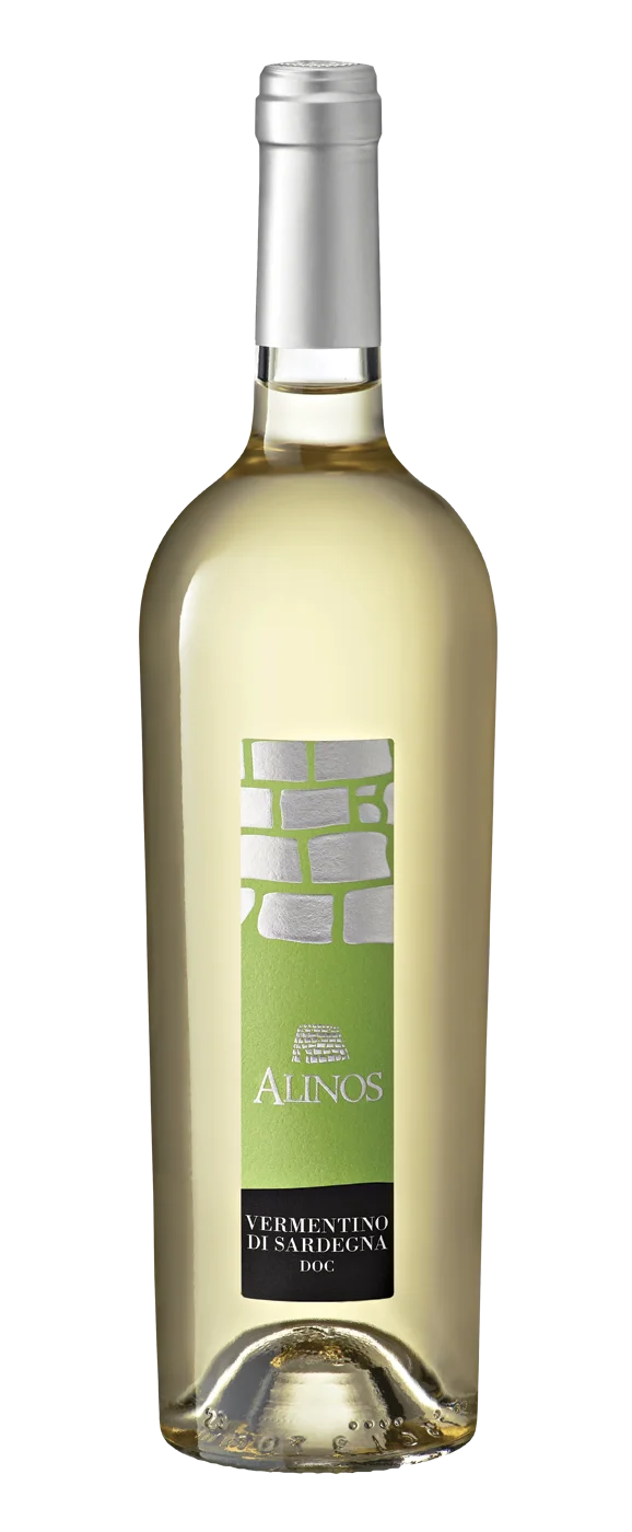 Вино  Alinos  Vermentino  Di Sardegna  DOC  Алинос  Верментино  ди Сардиния 2015 750 мл