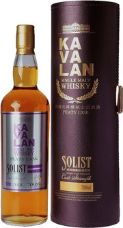 Виски Kavalan Solist Peaty Cask (50%)  in tube  700 мл