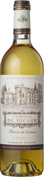 Вино Шато де Рико, Лупьяк, Chateau de Ricaud, Loupiac AOC, 2014 750 мл