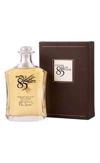 Граппа Pilzer Invecchiata 85 mesi Islay Cask gift in box  700 мл