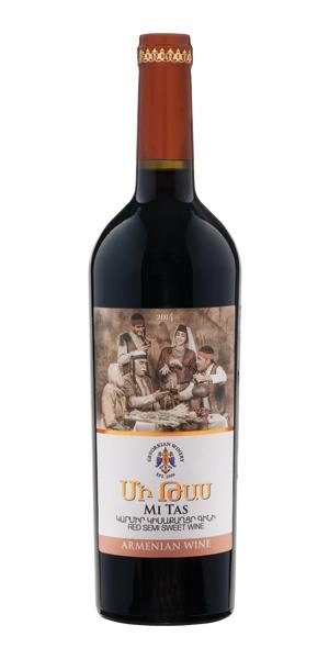 Вино Mi Tas Gevorkian Winery Red semisweet Ми Тас Геворкян Вайнери красное Полусладкое 750 мл