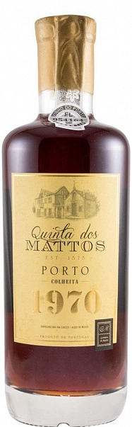 Портвейн Quinta Dos Mattos Colheita 1970  500 мл