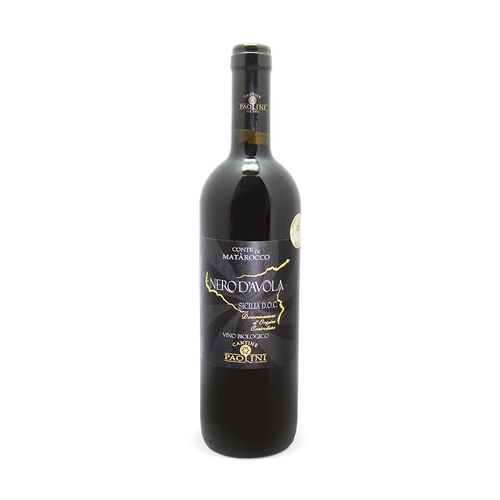 Вино  Conte di Matarocco Nero d'Avola КОНТЕ ДИ МАТАРОККО НЕРО Д АВОЛА   красное сухое 750 мл
