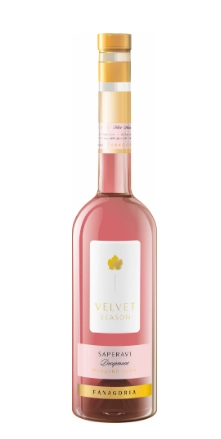 Вино Фанагория Velvet Season  Вельвет  Бархатный сезон Саперави розовое десертное 500 мл