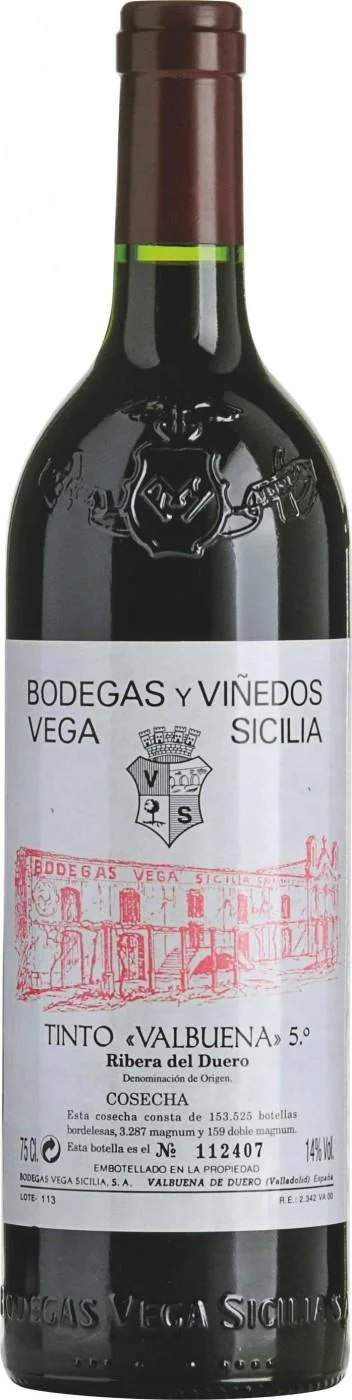 Винный набор Ribera del Duero DO "Valbuena 5   Вальбуена 5 (2006  2007  2008  2009  2011  2010)  750 мл