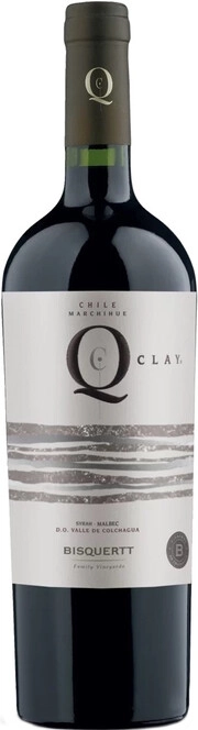 Вино Bisquertt  Q Clay   Valley de Colchagua DO  2021  750 мл  14%