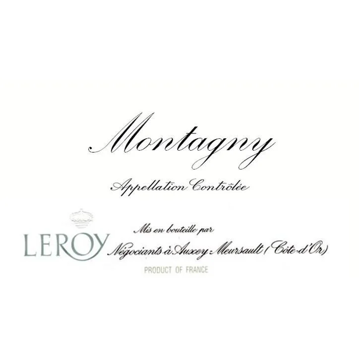 Вино Maison Leroy Montagny 1er Cru Мезон Леруа  Монтаньи Премье Крю 2014 750 мл