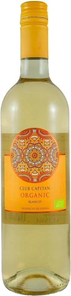 Вино  Club Capitan Organic  Blanco  Клаб Капитан Органик  белое  сухое   750  мл