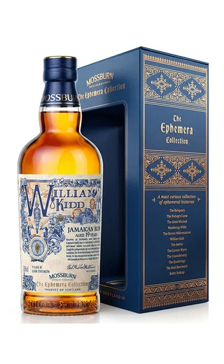 Ром Mossburn The Ephemera Collection William Kidd 19 Years Old gift box  700 мл