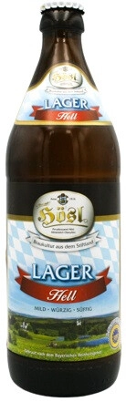 Пиво Hosl  Lager Hell  Хёсль Лагер Хелль   стекло 500 мл