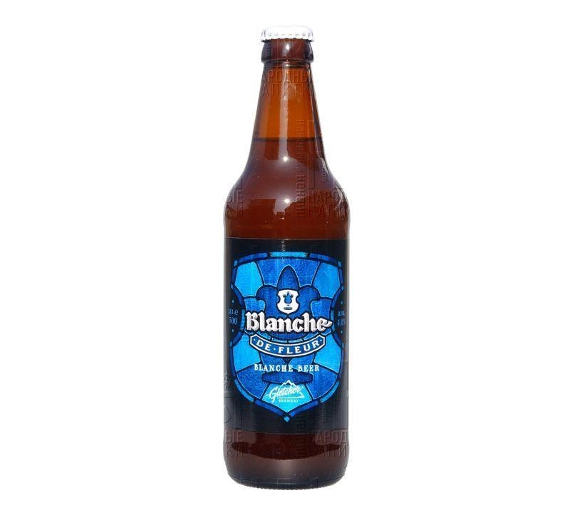 Пиво Gletcher Blanche de Fleur   Глетчер "Бланш де Флер" 500 мл