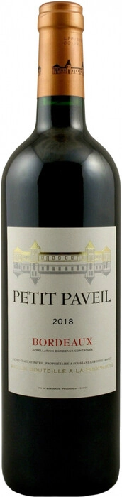 Вино Petit Paveil Bordeaux AOC Пти Павей Бордо 2020 750 мл 13,5%