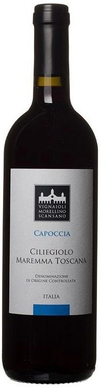 Вино Vignaioli del Morellino di Scansano Capoccia  Ciliegiolo  Maremma Toscana  2022  750 мл