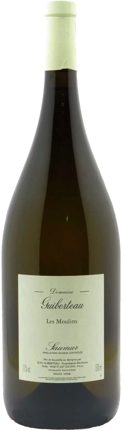 Вино Domaine Guiberteau Les Moulins Blanc 2020 1500 мл