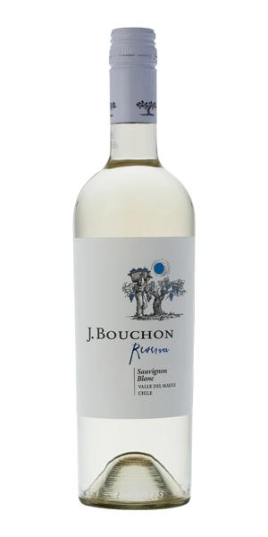 Вино Sauvignon Blanc, Maule Valley DO, Vina J. Bouchon Совиньон Блан, Мауле Вэлли DO, Винья Х.Бушон, 2019 750 мл