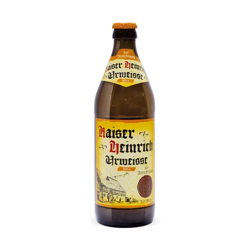 ПИВО  Kaiser Heinrich Urweisse Hell  КАЙЗЕР ХАЙНРИХ УРВАЙССЕ ХЕЛЛЬ  стекло 500 мл