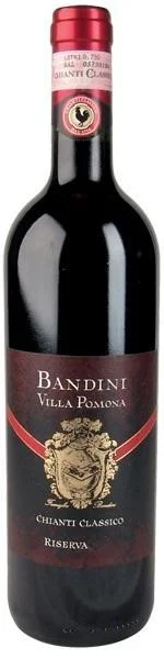 Вино Bandini Villa Pomona  Chianti Classico DOCG Riserva Кьянти Классико Ризерва 2013 750 мл