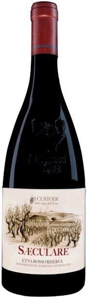 Вино I Custodi Saeculare Etna Rosso DOC  2013 750 мл