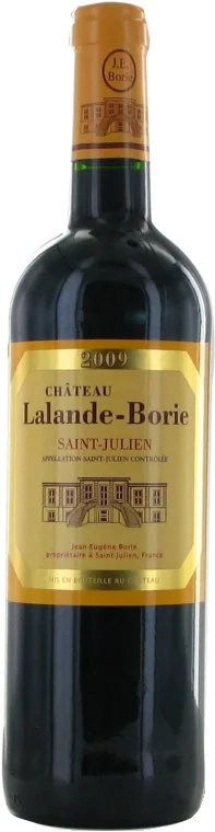 Вино  Chateau Lalande Borie Saint-Julien   Шато Лаланд-Бори красное сухое 2015 750 мл 13%