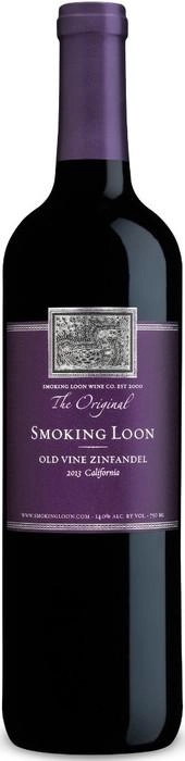Вино Smoking Loon Old Vine Zinfandel  Смоукинг Лун Олд Вайн Зинфандель 2015 750 мл