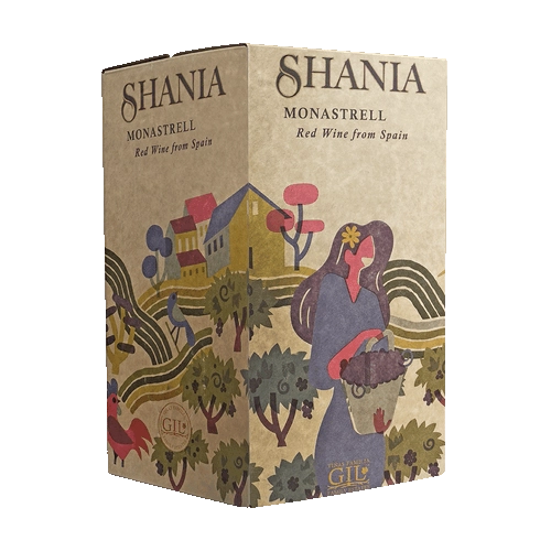 ВИНО  SHANIA MONASTRELL Jumilla  bag-in-box   3000 мл