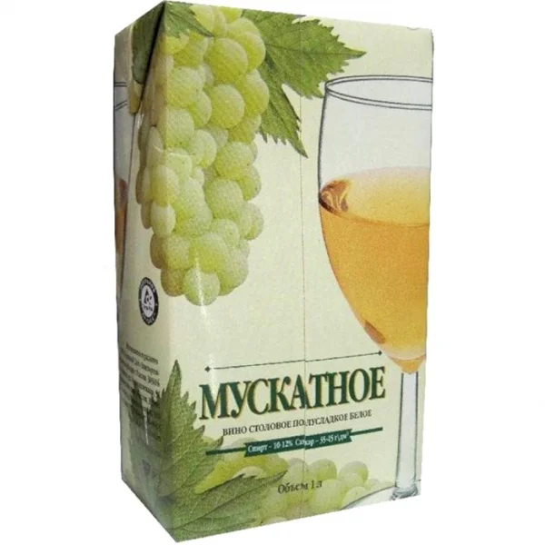Вино Виктория ТД Мускатное 1000 мл