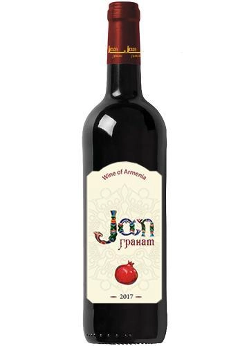 Вино  Jan  Джан Гранат  фруктовое полусладкое 2021 750 мл