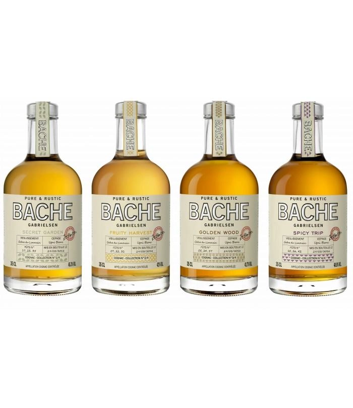 Набор  Bache Gabrielsen Pure & Rustic АОС Cognac 3YO ( Golden Wood  Secret Garden  Spicy Trip  Fruity Harvest)   4 х 35 мл