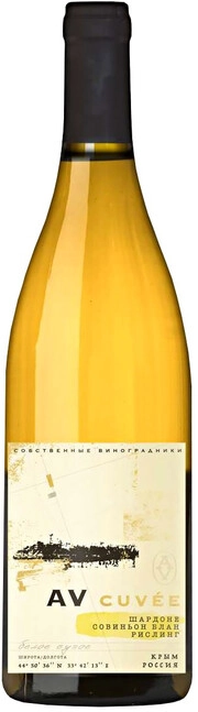 Вино Alma Valley AV cuvee Chardonnay Sauvignon Blanc Riesling  750 мл