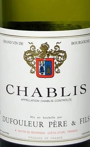 Вино  Dufouleur Pere & Fils  Petit Chablis Burgundy Дюфулер Пер э Фис  Пти Шабли   750 мл