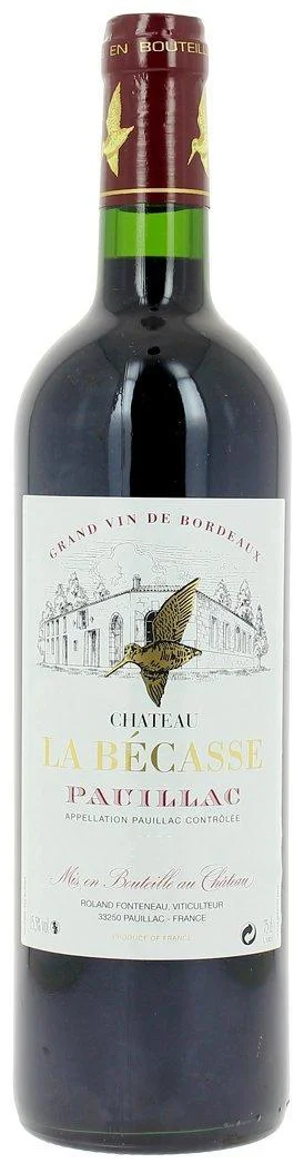 Вино Chateau La Becasse Pauillac AOC   Шато Ля Бекас 2009  750 мл