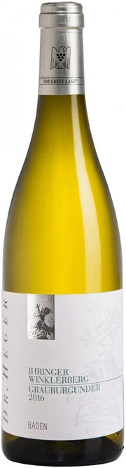 Вино Weinhaus Heger  Ihringer Winklerberg Grauburgunder GG Вайнхауз Хегер  Ирингер Винклерберг Граубургундер ГГ 2020 750 мл