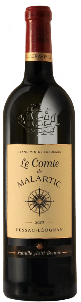 Вино Chateau Malartic Lagraviere Le Comte de Malartic Pessac-Leognan AOC   2020 750 мл 13%
