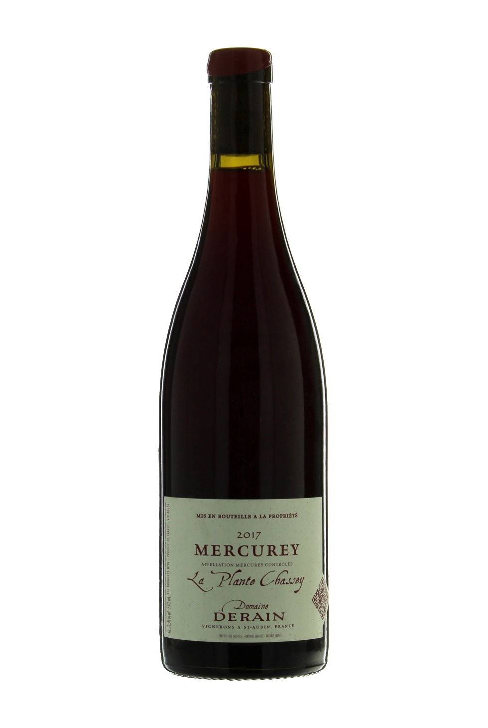 Вино  Catherine & Dominique Derain La Plante Chassey Катрин и Доминик Дерэн Ля Плант Шассе Меркюре  2020 750 мл
