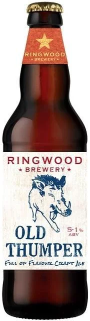 Пиво Ringwood Old Thumper Рингвуд Олд Сампе стекло 500 мл