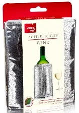 Охладительная рубашка VacuVin RI Wine Cooler Silver,  для вина 0,75л цвет: серебристый