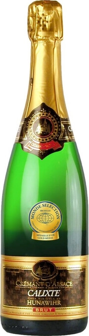 Игристое вино Hunawihr Calixte Brut Cremant d'Alsace АОC  2020 750 мл