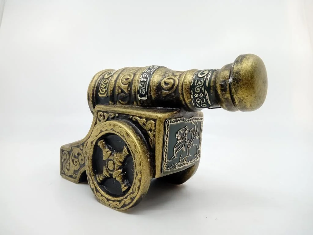 Коньяк  Прошянский Коньячный Завод  Пушка  7 лет   в п/у  330 мл