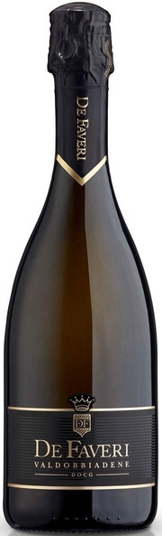 Игристое вино De Faveri Prosecco Brut di Valdobbiadene Superiore DOCG  2019 750 мл
