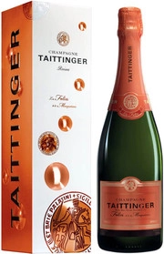 Шампанское Taittinger  Folies de la Marquetterie  Champagne AOC  gift box  750 мл