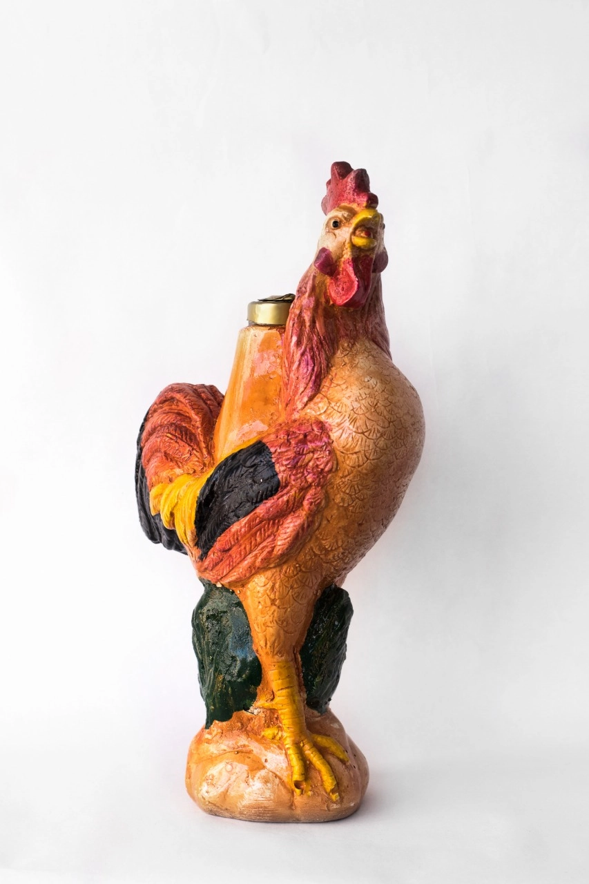 Коньяк  Прошянский Коньячный Завод   Петух (Керамика)  в п/у  250 мл