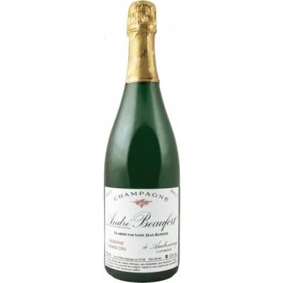 Шампанское André Beaufort Brut Réserve Grand Cru Андре Бофор Брют Резерв Гран Крю  375 мл