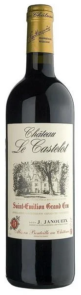 Вино Chateau Le Castelot Saint-Emillion Grand Cru AOC Шато Ле Кастело Сэнт-Эмильон Гран Крю АОС 2010 750 мл