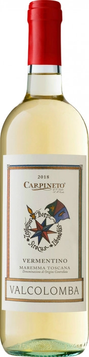 Вино Carpineto  "Valcolomba" Vermentino  Maremma Toscana     2018 750 мл