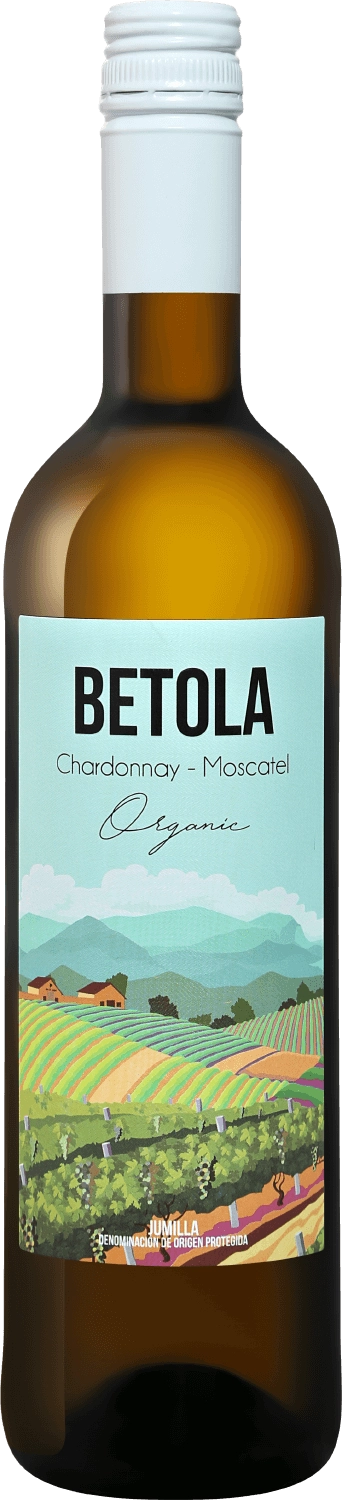 Вино  Betola Chardonnay-Moscatel Organic Jumilla DO Pio del Ramo Nunez   Бетола Шардоне-Москатель Органик Хумилья DO Пио дель Рамо Нунез  2019  750 мл