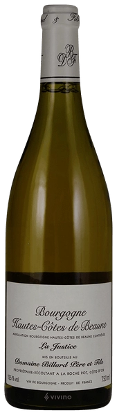 Вино Domaine Billard Pere et Fils Hautes Côtes de Beaune La Justice   2020 750 мл 12,5%