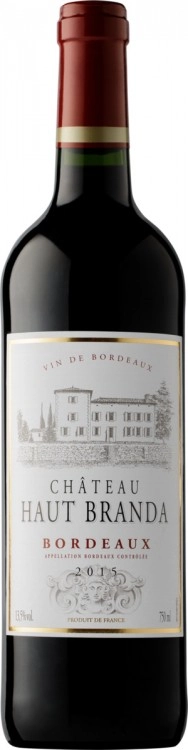 Вино Chateau Haut Branda Bordeaux AOC  2023  750 мл
